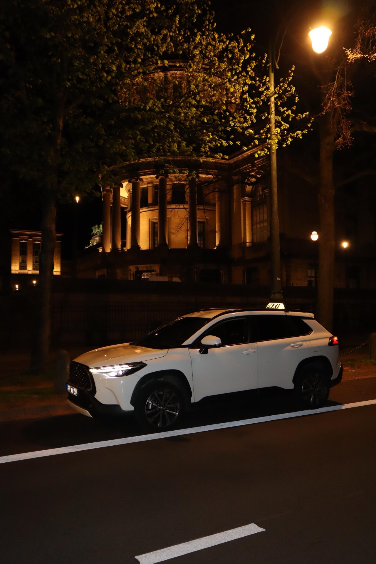 BB Taxi bei einer Fernfahrt in Belgien